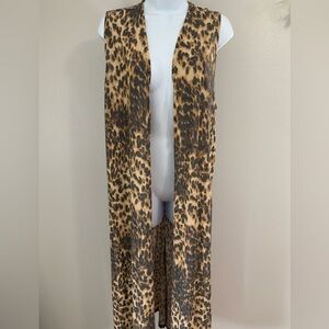 LuLaRoe Leopard Print Duster